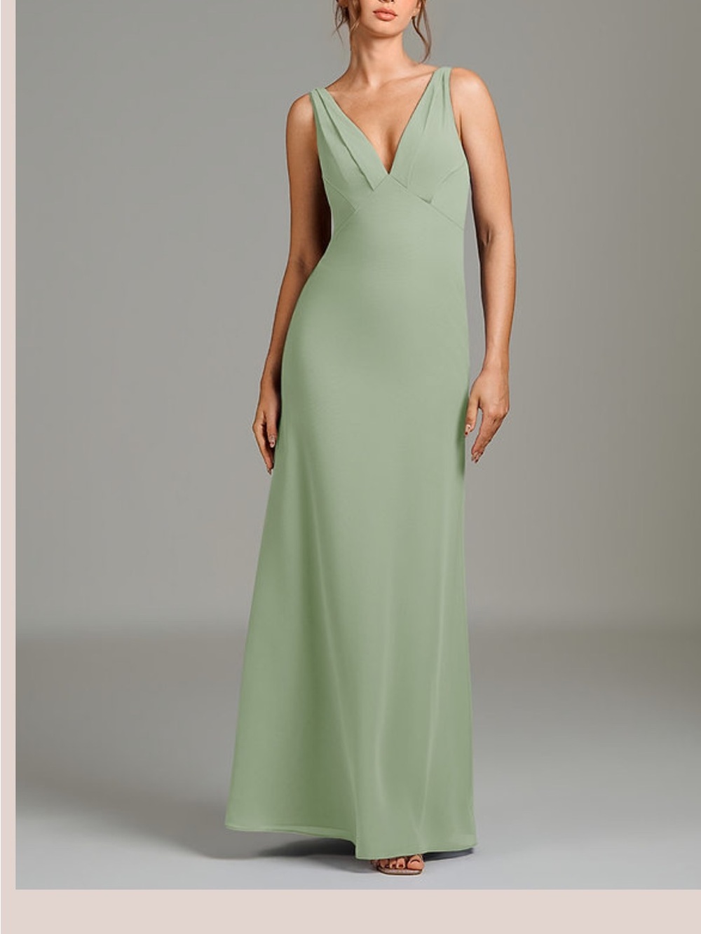 Azazie Sage V-Neck Sleeveless Bridesmaid Gown